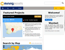 Tablet Screenshot of miningassets.net